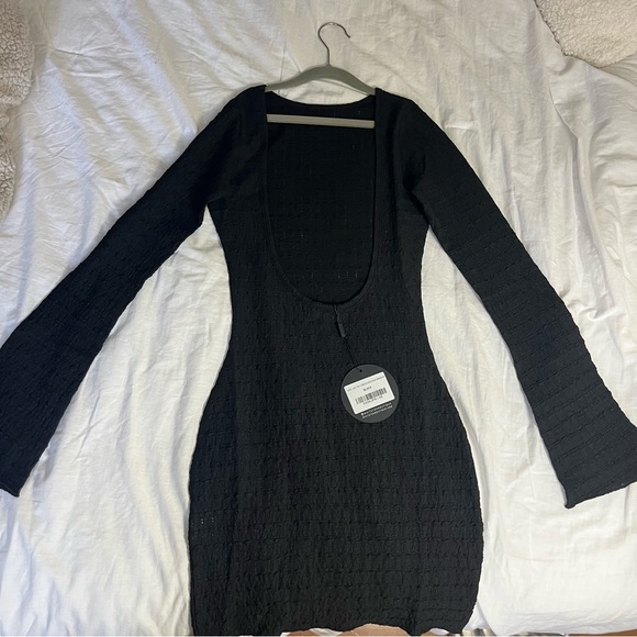 Whitefox Open Back long sleeve dress SIZE XS - Picture 3 of 4